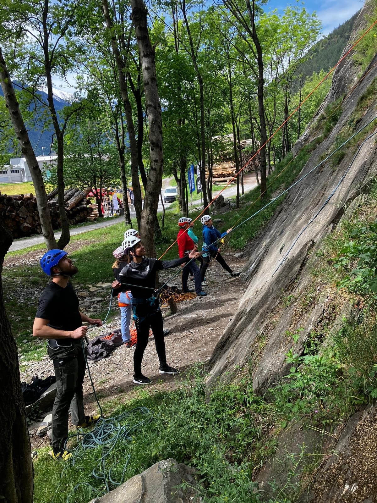 Kletterkurs für Einsteiger im Klettergarten